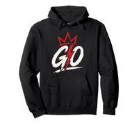 Go Lightning Bolt Energy Graphic Minimal Bold Design Pullover Hoodie
