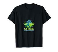 Go Local for Global Impact City Pride Graphic T-Shirt