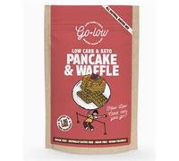 Go-Low Keto Pancake & Waffle Mix 1.9g Carbs,Sugar-Free, Low-Carb & Diabetic-Friendly Almond Flour, Gluten-Free, Vegan & Paleo. No Additives, Just Wholefood Ingredients. Easy, Fluffy Pancakes & Waffles