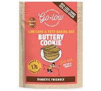 GO-LOW Buttery Cookie Mix - 1.7g Carbs, Sugar-Free, Keto & Diabetic-Friendly - Almond Flour - Gluten-Free, Vegan & Paleo - No Additives, Just Wholefood Ingredients - Easy-Bake, Crunchy Cookies