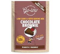 GO-LOW Keto Brownie Mix 0.8g Carbs, Sugar-Free & Diabetic-Friendly. Made with Raw Cacao & Almond Flour - Gluten-Free, Vegan & Paleo. No Additives, Just Wholefood Ingredients - Easy-Bake Fudgy Brownies