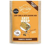 GO-LOW Keto Wrap Mix - 1.5g Carbs, Low-carb & Diabetic-Friendly. Sugar-Free, High Fibre, Wholefood Ingredients, Gluten-Free, Vegan & Paleo. No Additives - Just Simple Goodness. Soft & Flexible Wraps