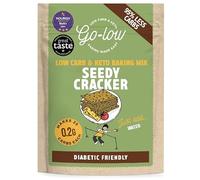 GO LOW seedy Cracker Mix - low carb & Keto - 0.2g carbs per cracker | High fibre | Protein | Diabetic friendly | Gluten free | Paleo | Vegan friendly