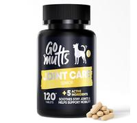 Go Mutts Joint Supplements for Senior Dogs, 120 Tablets with Glucosamine, Green Mussel & Vitamin C, Senior Dog Joint Supplements - Relieve Stiff Joints & Support Mobility for Your Dog