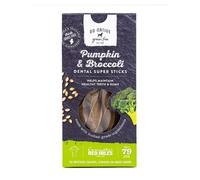 Go Native Pumpkin and Broccoli Dog Dental Sticks - 150g