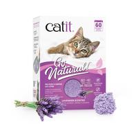 Catit Go Natural Pea Husk Lavender Clumping Cat Litter - 5.6kg