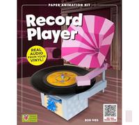 Go On Make Me - Animated Paper Craft Kit for Kids & Adults - Screen-Free DIY STEM Activity - Build Your Own Moving Model (Record Player)
