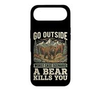 Go Outside Worst Case Scenario A Bear Kills You Case for iPhone Air