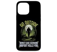 Go Outside Worst Case Scenario Bigfoot Kills You Camping Case for iPhone 13 Pro Max