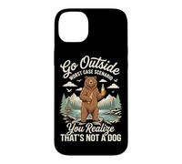 Go Outside Worst Case Scenario Thats Not A Dog Hiking Humor Case for iPhone 14 Plus