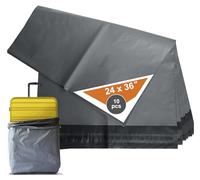 GO Pack 10 x (24"x36") Self-Sealing Extra Large Postage Bags, 61cm x 91cm x 5cm Extra Strong Parcel Bags, Self Seal Mailing Bags for Clothes, Shipping and Packaging