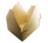 Go-Pak Kraft Medium Brown Deli Takeaway Boxes - 1x300