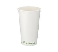 Go-Pak Single Wall Coffee Cup PLA Lined 16oz White (Pack of 1000) B01024