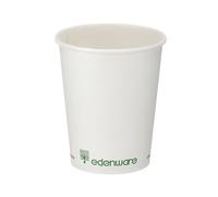 Go-Pak Single Wall Coffee Cup PLA Lined 8oz White (Pack of 1000) B01022