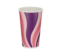 Go-Pak Single Wall Cold Paper Cup PE Lined 16oz Assorted (Pack of 1000) D01104