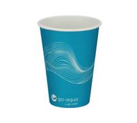 Go-Pak Single Wall Paper Water Cup PE Lined 7oz Blue (Pack of 1000) D01107