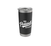 Go Pickleball Don't Hit The Net Win The Points Funny Player Stainless Steel Insulated Tumbler