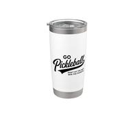 Go Pickleball Don't Hit The Net Win The Points Funny Player Stainless Steel Insulated Tumbler