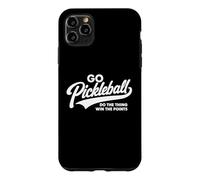 Go Pickleball Win The Points Paddle Sport Enthusiast Case for iPhone 11 Pro Max