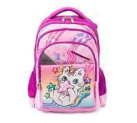 Go Pop - Meowcorn Model Backpack, 3 Compartments, Inner and Side Pockets for Water Bottles, Padded Back and Shoulder Straps, with Customized Strap and Pop Up, 24 Lt, Dim 32 x 44 x 19, Elementary