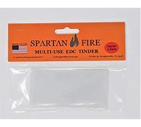 Go Prepared Survival Men Spartan Fire Tinder Spartan Fire Muliti-use Edc Tinder - White, 6 Pack