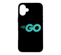 Go Programming Language with Go logo Golang developers Case for iPhone 16 Plus