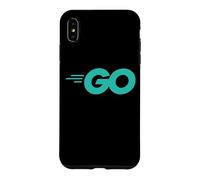 Go Programming Language with Go logo Golang developers Case for iPhone XS Max