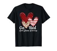 Go Red Heart Disease Awareness CHD Womens February Wear Red T-Shirt