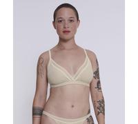 Sloggi Women's GO Ribbed R Bralette Bustier, Grey Combination, L