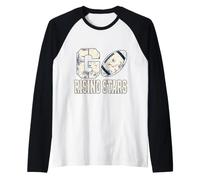 Go Rising Stars Football Team Spirit Raglan Baseball Tee