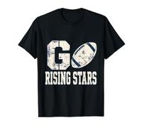 Go Rising Stars Football Team Spirit Value Graphic T-Shirt