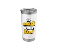 Go Shake Your Ears Twelfth Night Quotation Shakespeare Play Stainless Steel Insulated Tumbler