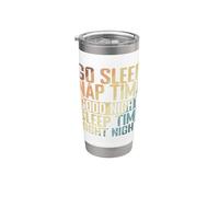 go Sleep Nap Time Good Night Sleep Time Stainless Steel Insulated Tumbler