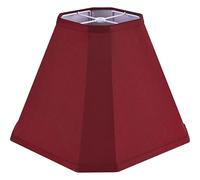 GO&SO Red Bell Lamp Shades 1Pc,6.5" x 13" x 10.5",Fabric Lampshade