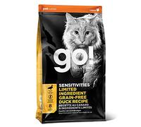 Go! Solutions Sensitivities | Grain Free Dry Cat Food - Limited Ingredient Duck Recipe for Sensitive Stomachs