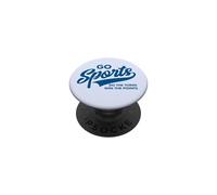 Go Sports Do The Thing Win The Points Funny Blue PopSockets Adhesive PopGrip
