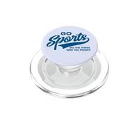 Go Sports Do The Thing Win The Points Funny Blue PopSockets PopGrip for MagSafe