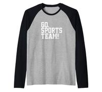 Go Sports Team Funny Sarcastic Do The Thing Score Points Raglan Baseball Tee