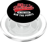 Go Sportsball Do The Thing Win The Points Red Funny Sports PopSockets PopGrip for MagSafe