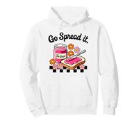 Go Spread It Floral Jam Christian Faith-Based Religious Pullover Hoodie