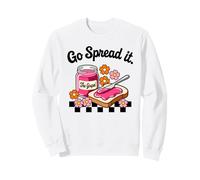 Go Spread It Floral Jam Christian Faith-Based Religious Sweatshirt