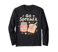 Go Spread It Funny Gospel Pun Christian Faith Religious Art Long Sleeve T-Shirt