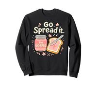 Go Spread It Funny Gospel Pun Christian Faith Religious Art Sweatshirt