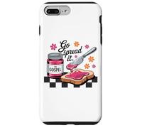 Go Spread the Gospel Funny Christian Jam and Bread Faith Case for iPhone 7 Plus/8 Plus