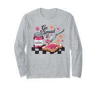 Go Spread The Gospel Funny Christian Jam and Bread Faith Long Sleeve T-Shirt