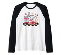 Go Spread The Gospel Funny Christian Jam and Bread Faith Raglan Baseball Tee