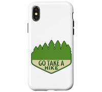 Go Take A Hike Funny National Parks Sign Hiking Design Case for iPhone X/XS