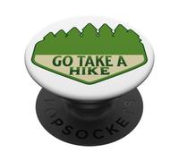 Go Take A Hike Funny National Parks Sign Hiking Design PopSockets Adhesive PopGrip