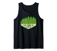 Go Take A Hike Funny National Parks Sign Hiking Design Tank Top