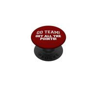 Go Team! Get All The Points Sarcastic Sports Humor PopSockets Adhesive PopGrip